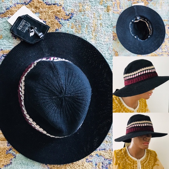 DAILY DEAL! NWT PETER GRIMM True Character Black Knit HAT O/S - Picture 9 of 16